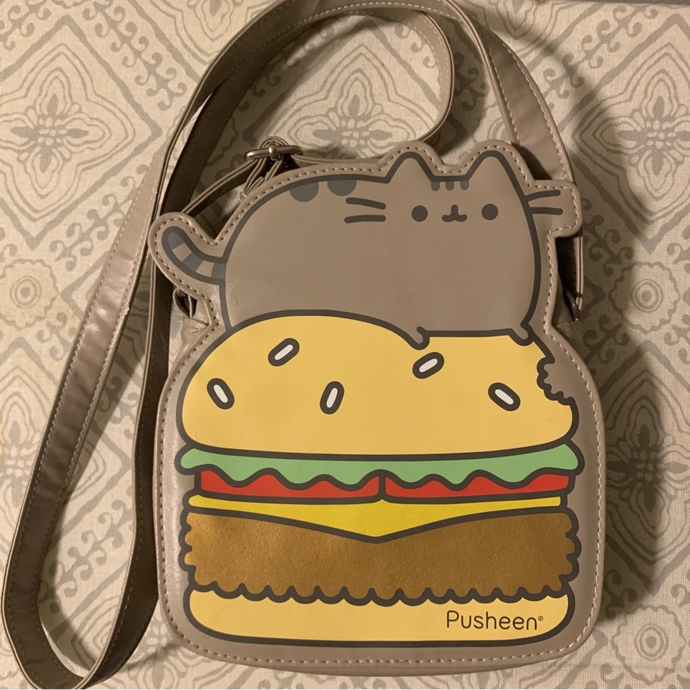 Pusheen Burger Crossbody Bag
